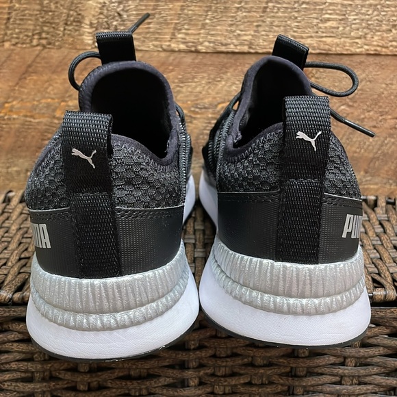 PUMA Women’s Pacer Next Cage Running Shoes Sneakers Black & White Size 7.5 EUC - Picture 7 of 12